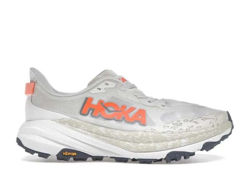 Hoka One Speedgoat 6 White Neon Tangerine | 1147811-WNG