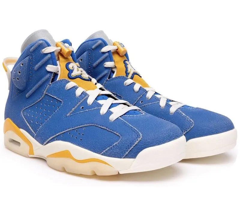 Jordan 6 Retro UCLA PE “Blue Jay / University Gold / White” | DV3984-1207704 SZ