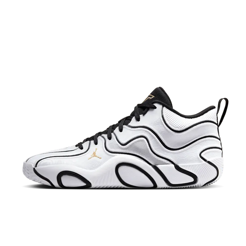 Jordan Tatum 3 Tunnel Walk “White / Black / Metallic Gold” | IB8149-100