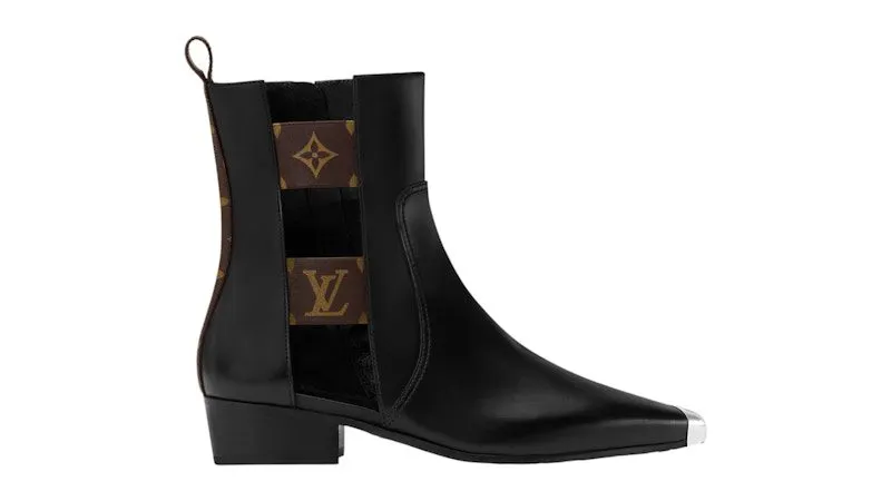 Louis Vuitton Devon Ankle Boots Black | 1AISBQ