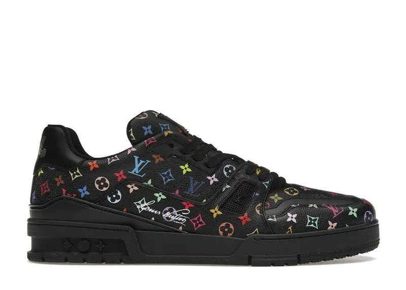 Louis Vuitton LV Trainer Takashi Murakami Black “Black / Multi” | 1AGZE3