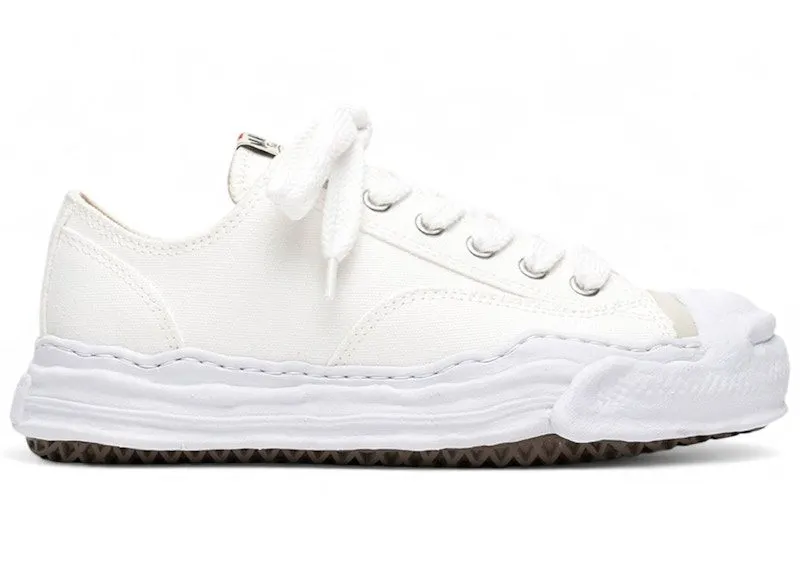 Maison Mihara Yasuhiro Hank OG Sole Canvas Low White | A05FW702-WHITE