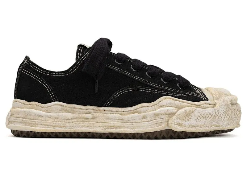 Maison Mihara Yasuhiro Hank OG Sole Suede Low Black White | A13FW732-BLKWHT