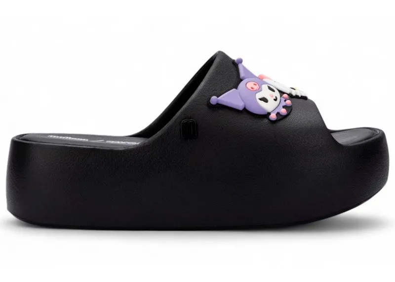 Melissa Free Platform Slide Hello Kitty and Friends Black | 37874-BS343