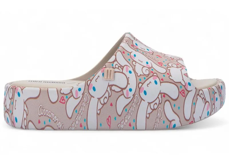 Melissa Mini Melissa Free Platform Slide Hello Kitty and Friends Beige Brown | 37875-BS340