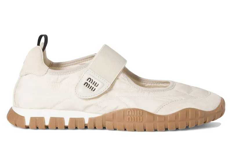 Miu Tyre Ballerinas Ivory | 5F416E D7C F0304 F 005