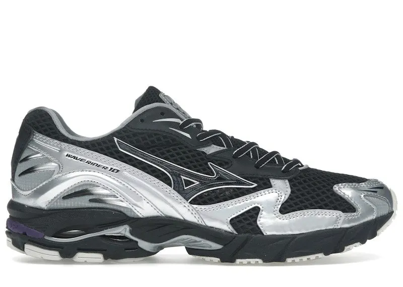 Mizuno Wave Rider 10 Millennium Pack “Black / Black Sand / Purple Haze” | D1GA250601