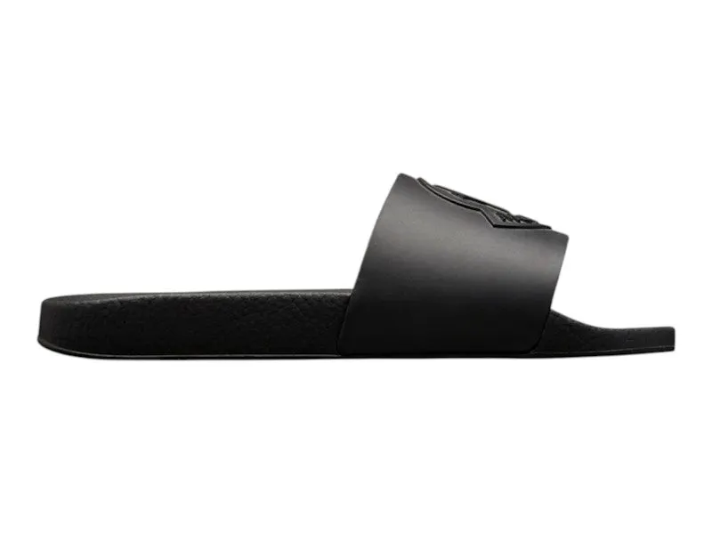 Moncler Basile Logo Slides Black | K109A4C00020M2999