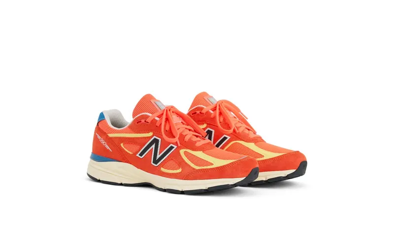 New Balance 990v4 – “Urgent Red / Maize / Afterglow” | U99076B