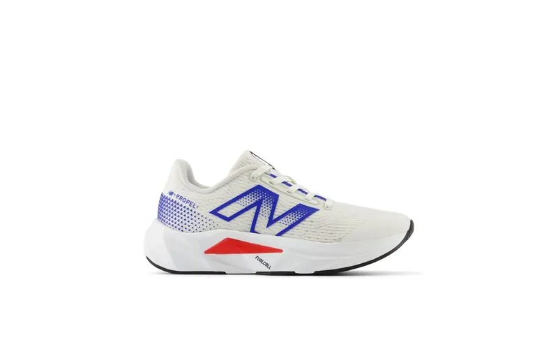 New Balance FuelCell Propel v5 Sea Salt Team Royal True Red | GPFCPRR5