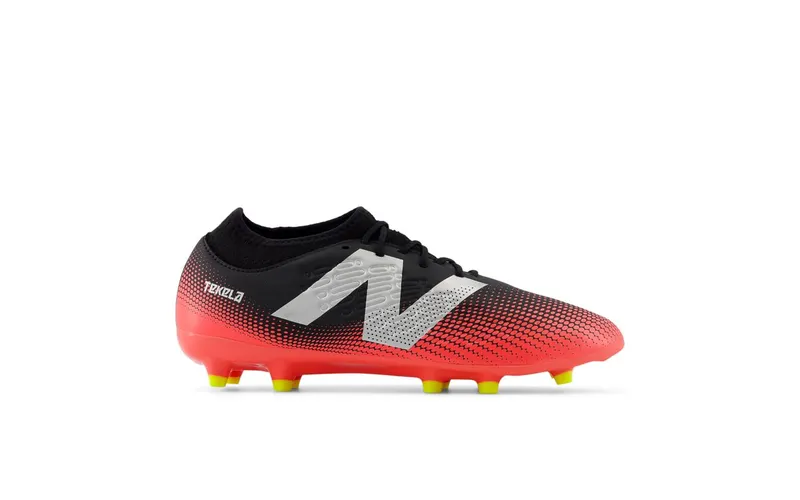 New Balance Tekela Magique V4+ FG Black Energy Red Metallic Silver | ST3FR45