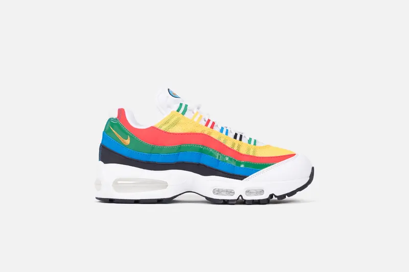 Nike Air Max 95 Olympic (2026) “White / Metallic Gold / Chile Red” | IB7872-100