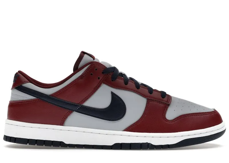 Nike Dunk Low Retro Wolf Grey Obsidian Dark Team Red | HF5441-003