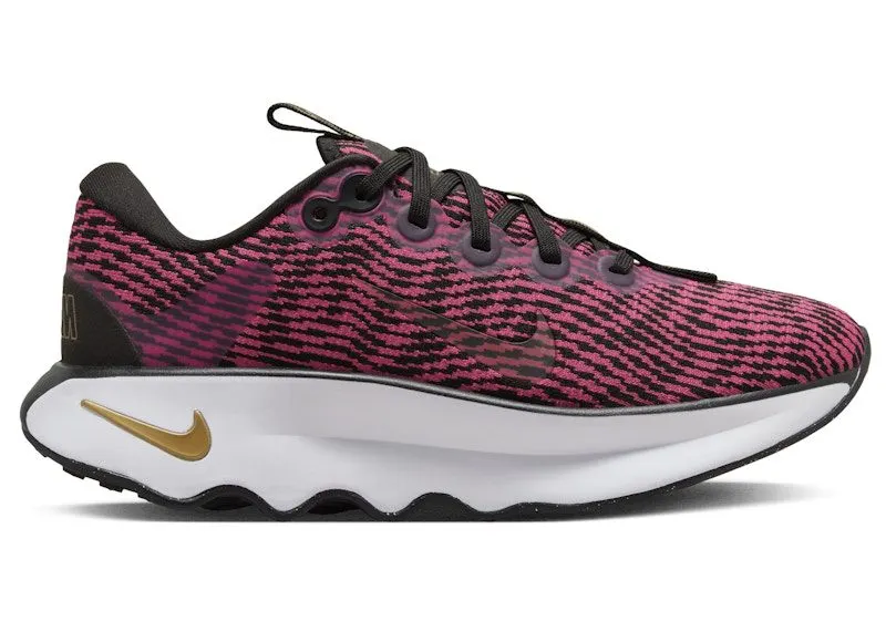 Nike Motiva Black Metallic Gold White Fireberry | DV1238-005