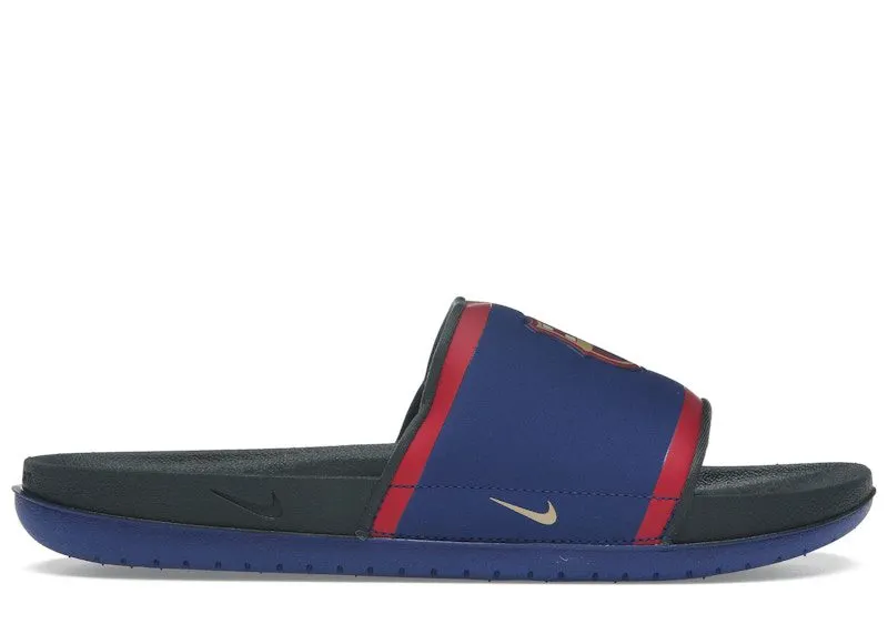 Nike Offcourt Slide FC Barcelona “Deep Royal Blue / Dark Smoke Grey / Noble Red” | FZ3185-400