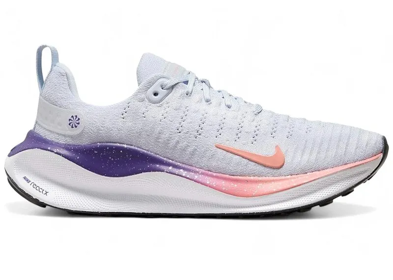 Nike ReactX Infinity Run 4 Football Grey Court Purple “Football Grey / Court Purple / White” | FQ8777-085