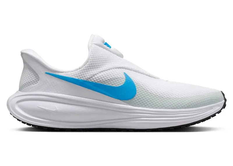 Nike Revolution 8 EasyOn White Pure Platinum Blue Hero “White / Pure Platinum / Black” | HQ2414-101