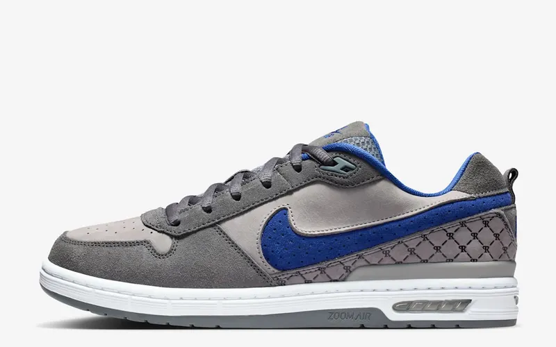 Nike SB Paul Rodriguez Zoom Air Low – “Flint Grey / Flint Grey / Medium Grey / Deep Royal Blue” | IU7835-001