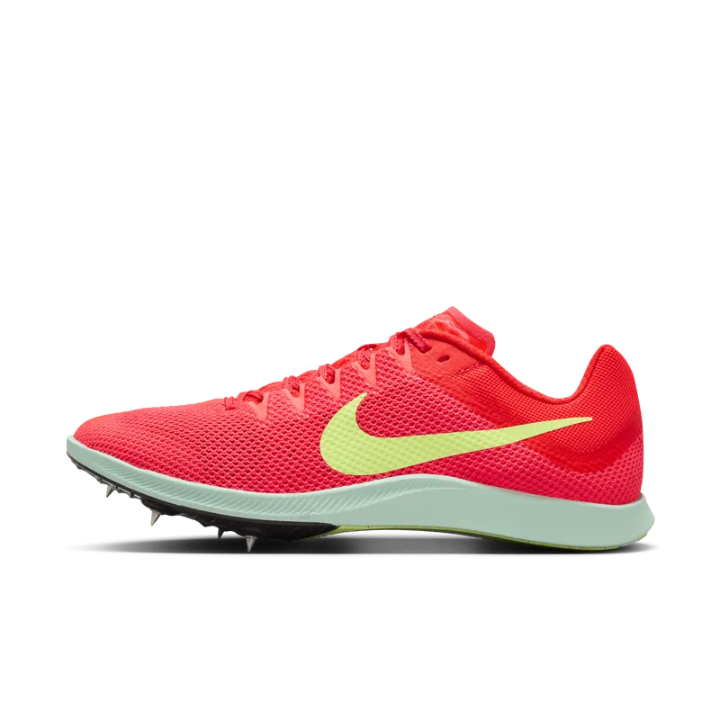 Nike Zoom Rival Distance Bright Crimson Barely Volt Lime Blast Washed Coral | FZ9653-600