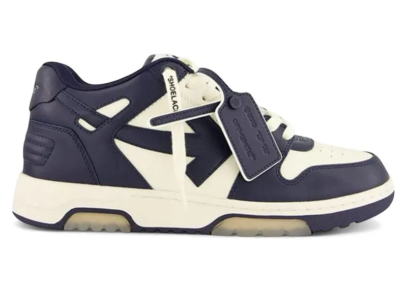 OFF-WHITE Out Of Office OOO Low Tops White Petrol | OMIA189F25LEA0020348