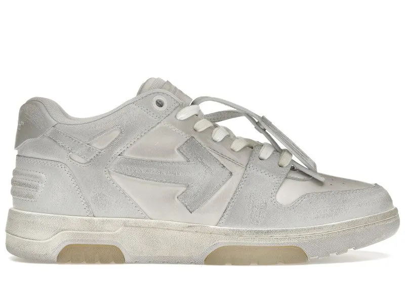 OFF-WHITE Out Of Office OOO Vintage Low Tops White “White / White” | OMIA189C99LEA0140101