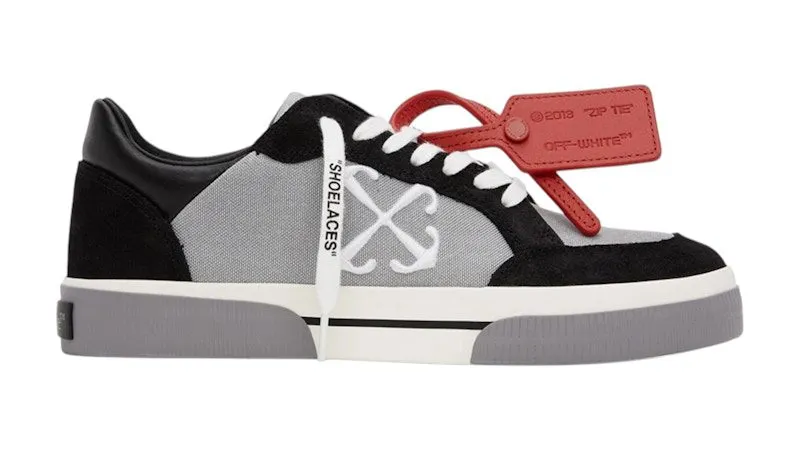 Off-White New Low Vulcanized Grey Black | OMIA293S24FAB0020910