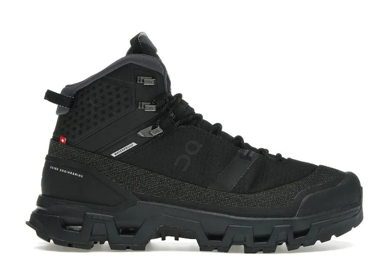On Running Cloudrock Trek Waterproof Black “Black / Black” | 3WE30121043