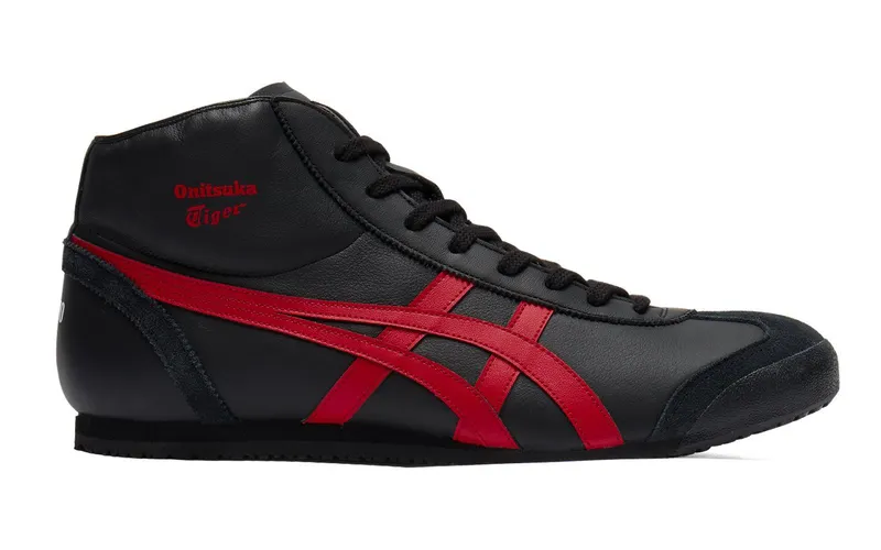 Onitsuka Tiger Mexico Mid Runner Black Classic Red | 1183B577-001