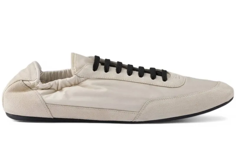 Prada Collapse Re-Nylon Sneakers Ivory Suede | 1E959N_D7C_F0304_F_005