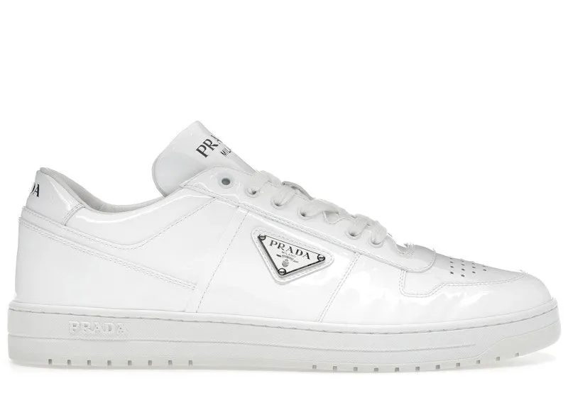 Prada Downtown Low Top Sneakers Leather White | 2EE364_3LJ6_F0009