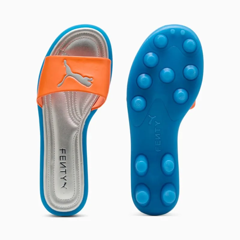 Puma Cat Cleat Sandals Fenty Rickie Orange Racing Blue | 405980-01