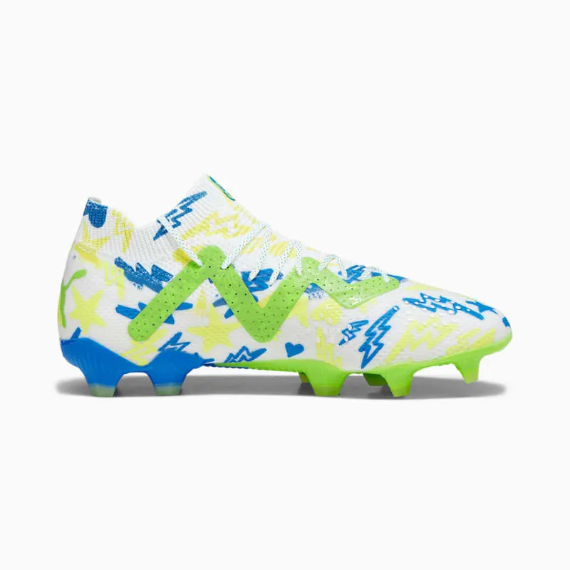 Puma Future Ultimate FG/AG Neymar Jr. Instituto Pack “White / Racing Blue / Lemon Meringue” | 107610-01