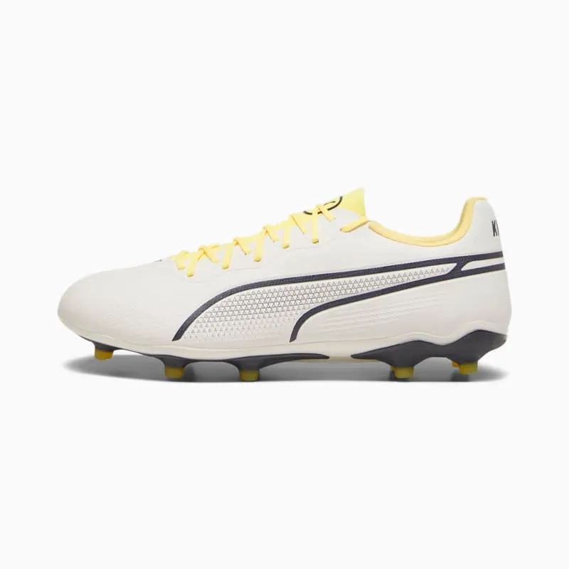 Puma King Pro FG/AG Voltage Pack “Alpine Snow / Asphalt / Yellow Blaze” | 107566-03