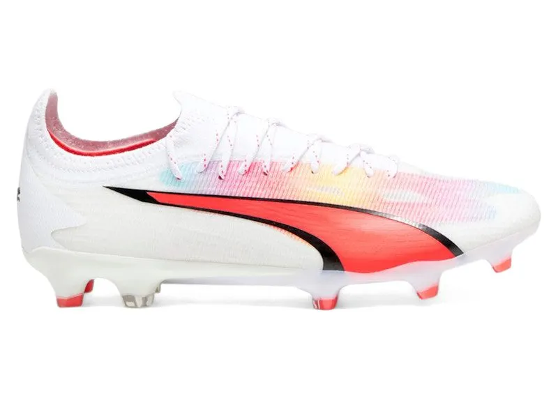 Puma Ultra Ultimate FG/AG Breakthrough Pack “White / Black / Fire Orchid” | 107311-01