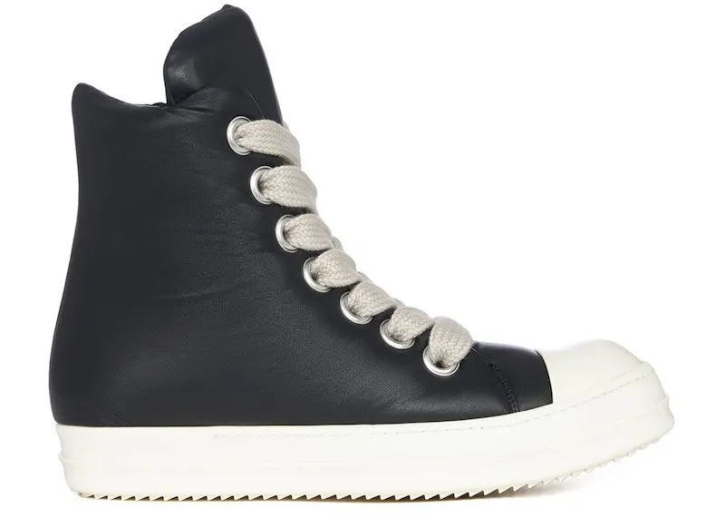 Rick Owens DRKSHDW Hollywood Jumbo Lace High Peached Lambskin Black Milk “Black / Milk / Milk” | RU01E5892-LLPPW2-911