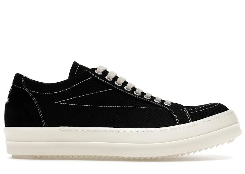 Rick Owens DRKSHDW SS26 Vintage Sneaks Temple Penta Black Milk “Black / Milk / Milk” | DU01F4821 DOLVT3 91