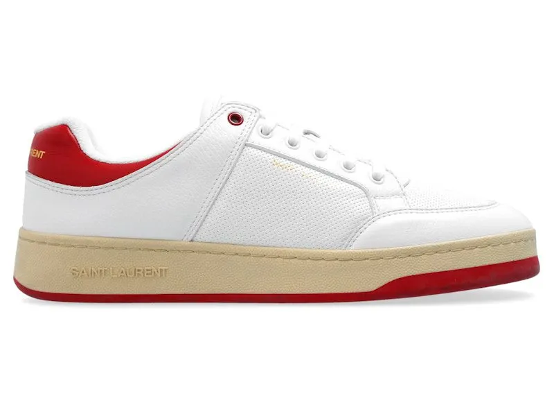 Saint Laurent SL/61 Low White Vintage Red | 713600 2W4AA 9226