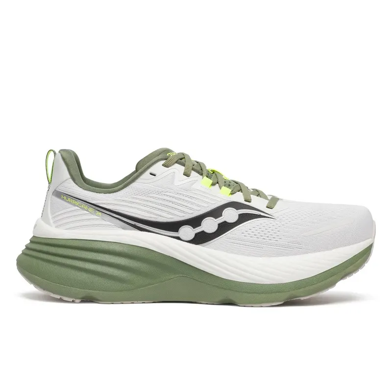 Saucony Hurricane 24 White Olivine | S20933-136