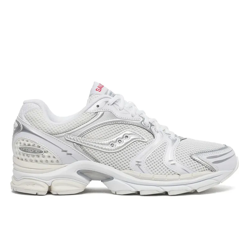 Saucony ProGrid Triumph 4 Heritage Pack White Silver | S70841-1