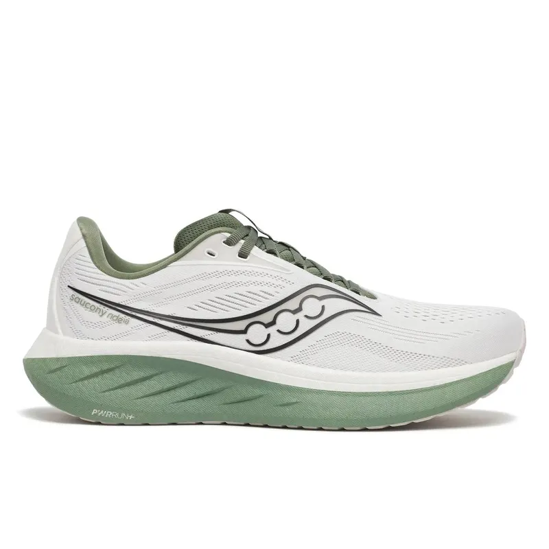 Saucony Ride 18 White Olivine | S21000-138