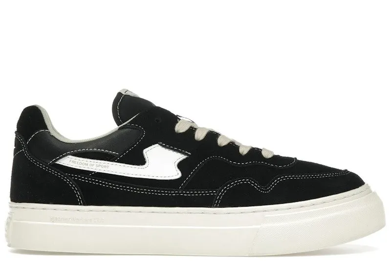 Stepney Workers Club Pearl S-Strike Suede Black White | YA23015