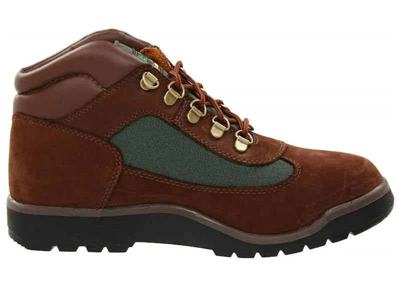 Timberland Field Boot Mid Lace Up Dark Brown | TB016737-242