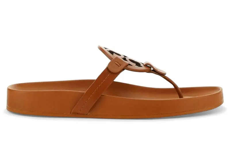 Tory Burch Miller Cloud Sandals Bourbon Miele Tan | 81032-202