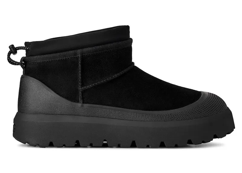 UGG Classic Ultra Mini Weather Hybrid Boot Black “Black / Black” | 1174196-BBLC