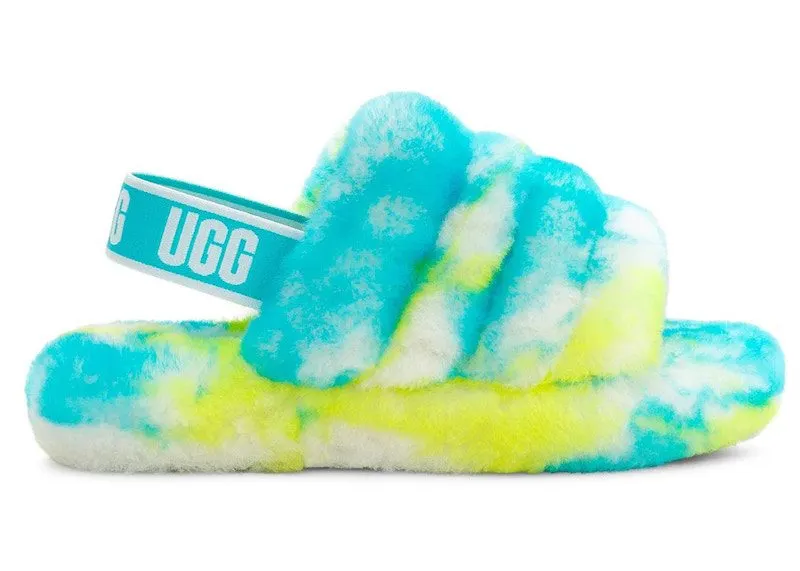 UGG Fluff Yeah Slide Oasis Blue | 1123636K-OBSL