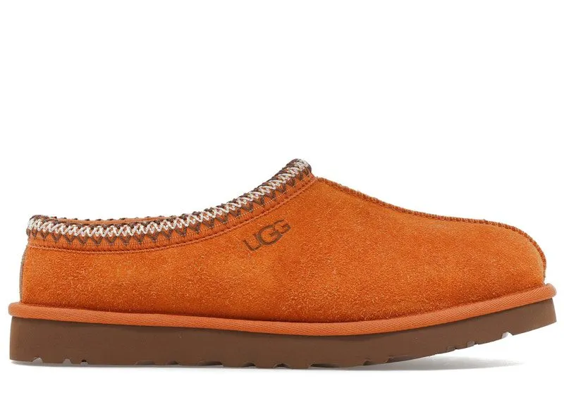 UGG Tasman Shaggy Suede Slipper Dark Apricot | 1166930-DCT