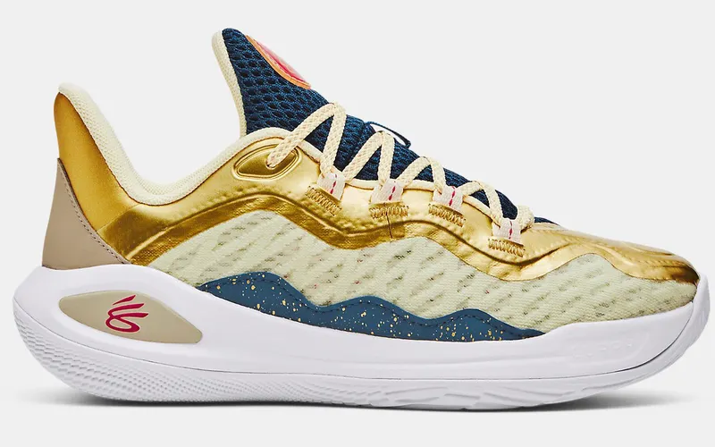 Under Armour Curry 11 Championship Mindset “Lemon Ice / Metallic Gold / Red” | 3027829-300