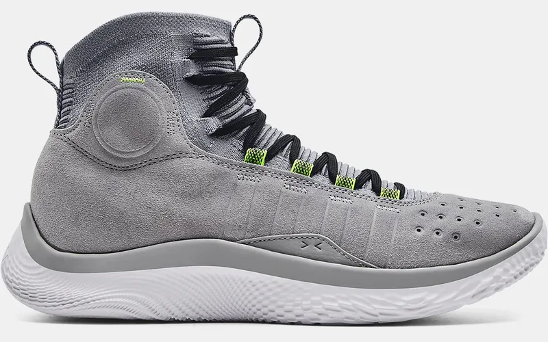 Under Armour Curry 4 Flotro Grey “Grey / White / Neon” | 3024861-102