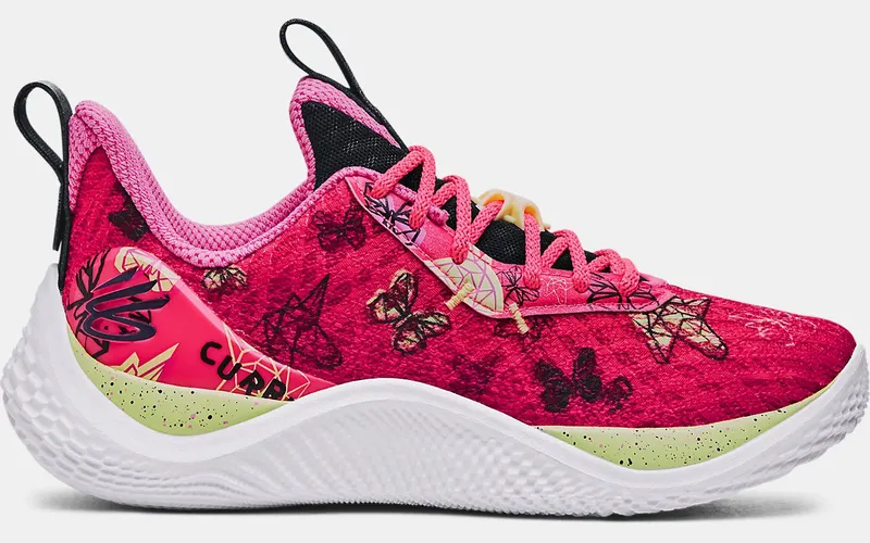 Under Armour Curry Flow 10 Girl Dad “Rose / Noir” | 3026296-600