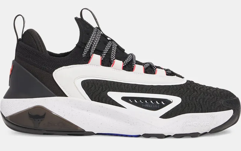 Under Armour Project Rock 7 Black White Racer Red | 3027600-004